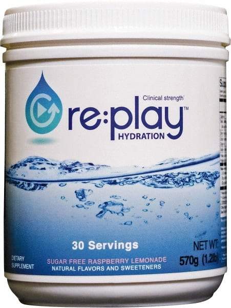 Hydration Health - 19.2 oz Container Sugar Free Raspberry Lemonade Activity Drink - Powdered, Yields 540 oz - Top Tool & Supply