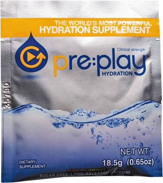 Hydration Health - 0.65 oz Packet Sugar Free Raspberry Lemonade Activity Drink - Powdered, Yields 18 oz - Top Tool & Supply