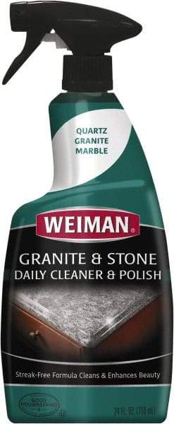 Weiman - 24 fl oz Liquid Stone Cleaner - Citrus Scented, Spray Bottle Container - Top Tool & Supply