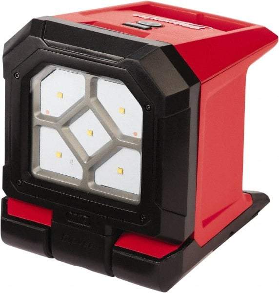 Milwaukee Tool - 18 Volts, 1500 Lumens, Cordless Work Light - Red/Black, Up to 20 hr Run Time - Top Tool & Supply