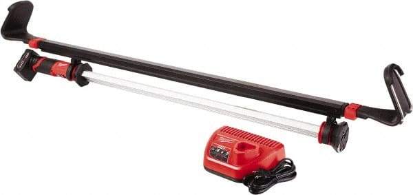 Milwaukee Tool - 12 Volt, 12 Watt, Cordless, LED Portable Horizontal Mount Work Light - 1,350 Lumens - Top Tool & Supply