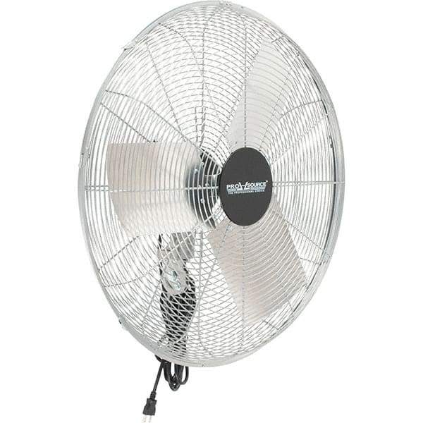 PRO-SOURCE - 24" Blade, 1/4 hp, 5,000 & 6,800 CFM, Oscillating Industrial Circulation Fan - Fan Head Only, 115 Volts, 2 Speed - Top Tool & Supply