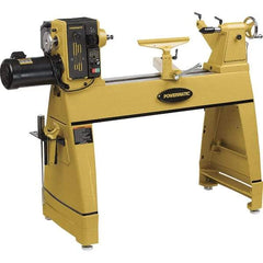 Powermatic - 20" Swing, 36" Between Centers, 220 Volt, Triple Phase Toolroom Lathe - 2MT Taper, 2 hp, 15 to 3,200 RPM, 5/8" Bore Diam, 36-1/2" Deep x 47" High x 81" Long - Top Tool & Supply