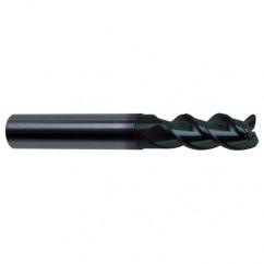 1/4" Dia. - 3" OAL - 45° Helix Super-A Carbide End Mill - 3 FL - Top Tool & Supply