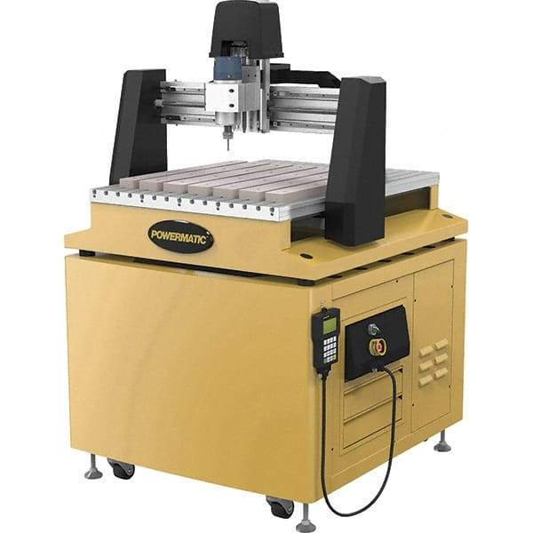 Powermatic - Single Phase, 115 Volt, CNC Mill Drill Machine - 39-11/64" Long x 28-25/64" Wide Table - Top Tool & Supply