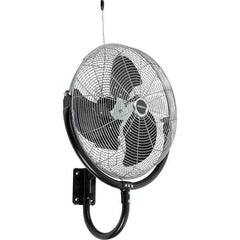 PRO-SOURCE - 20" Blade, 1/3 hp, 6,039 Max CFM, Wall Mounting Fan - 3 Speed - Top Tool & Supply