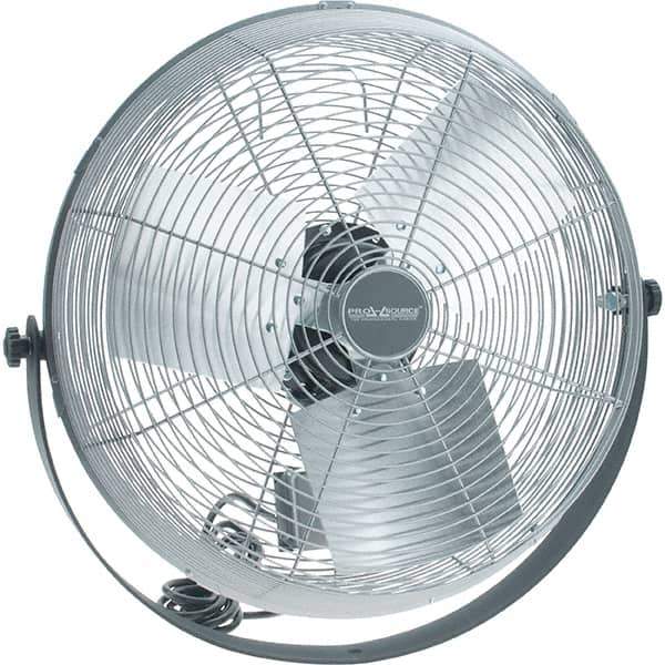 PRO-SOURCE - 18" Blade, 1/8 hp, 5,750 Max CFM, Single Phase Fan - 2.2 Amps, 115 Volts, 3 Speed - Top Tool & Supply