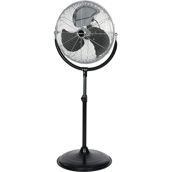 PRO-SOURCE - 20" Blade, 1/3 hp, 6,039 Max CFM, Standing Fan - 3 Speed - Top Tool & Supply