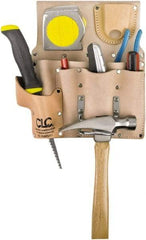 CLC - Knife Holster with 8 Pockets - Leather, Natural (Color) - Top Tool & Supply