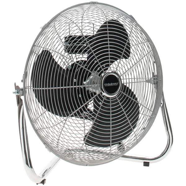 PRO-SOURCE - 18" Blade, 1/4 hp, 5,686 Max CFM, Floor Fan - 3 Speed - Top Tool & Supply