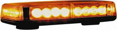 Buyers Products - Variable Flash Rate, Magnetic or Permanent Mount Emergency LED Lightbar Assembly - Powered by DC, Amber - Top Tool & Supply