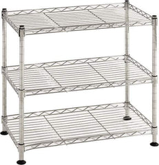 Sandusky Lee - 3 Shelf Wire Shelving Unit - 18" Wide x 10" Deep x 18" High, - Top Tool & Supply