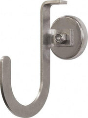 Mag-Mate - 25 Lb Capacity, 2-3/4" Projection, 304 Stainless Steel Magnetic J Hook - 3-7/8" OAL - Top Tool & Supply