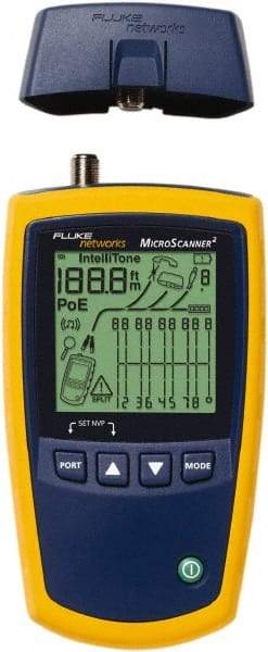 Fluke Networks - Universal Cable Tester - LCD Screen, RJ45 Connectors - Top Tool & Supply