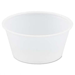 DART - Polystyrene Portion Cups, 3.25 oz, Translucent, 250/Bag, 10 Bags/Carton - Top Tool & Supply