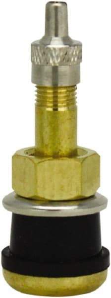 Milton - Clamp-In Tubeless Tire Valve - For Trucks, Buses - Top Tool & Supply