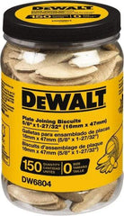 DeWALT - Size 0 Biscuits - 150 Pieces, Tube - Top Tool & Supply