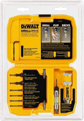 DeWALT - 12 Piece, Phillips Handle, Bit Set - Drilling/Screwdriving Utility Accessory Set Kit, 5/16" Hex Drive, Phillips Point - Top Tool & Supply