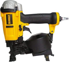 DeWALT - 3/4 to 1-3/4" Nail Length, 0.12" Nail Diam, Roofing Air Nailer - 70 to 120 psi - Top Tool & Supply