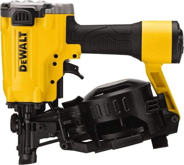 DeWALT - 3/4 to 1-3/4" Nail Length, 0.12" Nail Diam, Roofing Air Nailer - 70 to 120 psi - Top Tool & Supply