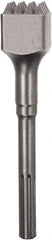 DeWALT - 1-3/4" Head Width, 10" OAL, 3/4" Shank Diam, Bushing Tool Chisel - SDS Max Drive, SDS Max Shank, Steel - Top Tool & Supply