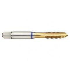 14732 2B 3-Flute PM Cobalt Blue Ring Spiral Point Plug Tap-TiN - Top Tool & Supply
