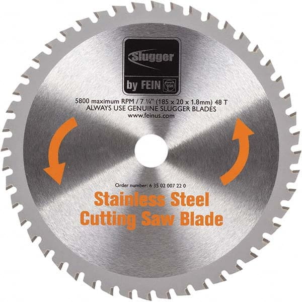 Fein - Wet & Dry-Cut Saw Blades Blade Diameter (Inch): 7-1/4 Blade Material: Carbide-Tipped - Top Tool & Supply