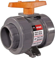 Hayward - 3" Pipe, Full Port, PVC Full Port Ball Valve - Bi-Directional, Socket Ends, Tee Handle, 225 WOG - Top Tool & Supply