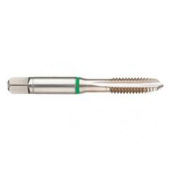 1-1/4-12 2B 4-Flute Cobalt Green Ring Spiral Point Plug Tap-Bright - Top Tool & Supply
