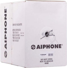 Aiphone - 20 AWG, 2 Wire, 1,000' OAL Unshielded Automation & Communication Cable - Polyethylene Insulation, 0.032" OD - Top Tool & Supply