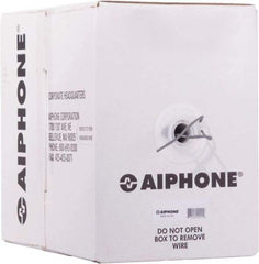 Aiphone - 22 AWG, 3 Wire, 500' OAL Shielded Automation & Communication Cable - PVC Insulation, 0.0253" OD - Top Tool & Supply