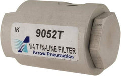 Made in USA - Filter Elements & Assemblies Filter Type: In-Line T Type Media Type: Sintered Bronze - Top Tool & Supply