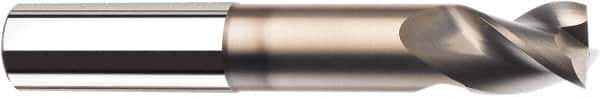 SGS - 3/4", 3 Flute, Single End, Solid Carbide, 0.12" Corner Radius End Mill - 5" OAL, 38° Helix, Right Hand Flute, 2-1/4" LOC, Right Hand Cut - Top Tool & Supply