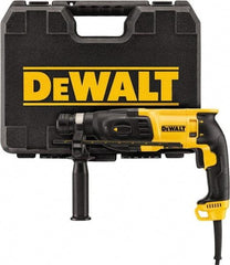 DeWALT - 120 Volt 1" SDS Chuck Electric Rotary Hammer - 0 to 5,500 BPM, 0 to 1,500 RPM, Reversible - Top Tool & Supply