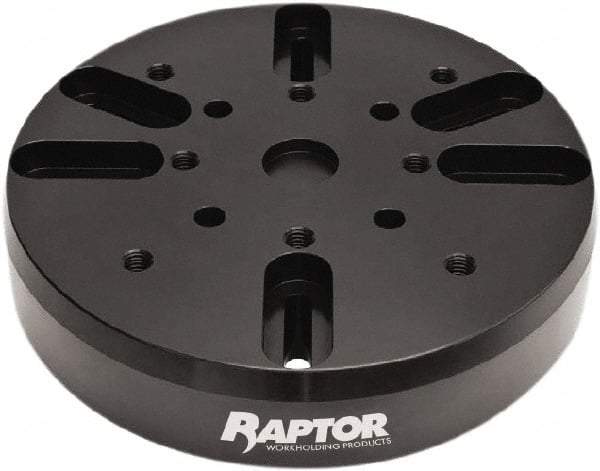 Raptor Workholding - 9-7/8" Jaw Width, 2" High Riser - For Use with 4 & 5 Axis Workholding Systems - Top Tool & Supply