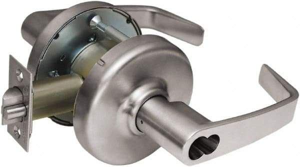 Corbin Russwin - Entrance Lever Lockset - 2-3/4" Back Set, Steel, Brushed Chrome Finish - Top Tool & Supply