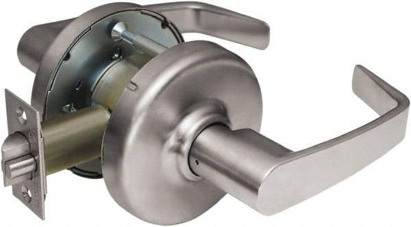 Corbin Russwin - Passage Lever Lockset - 2-3/4" Back Set, Steel, Brushed Chrome Finish - Top Tool & Supply