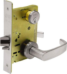 Sargent - Classroom Lever Lockset - 2-3/4" Back Set, Steel, Brushed Chrome Finish - Top Tool & Supply