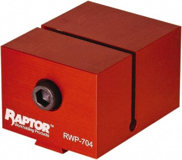 Raptor Workholding - 3/4" Jaw Width, 1.82" High x 2.35" Long x 2.95" Wide Dovetail Vise - For Use with 4 & 5 Axis Workholding Systems - Top Tool & Supply