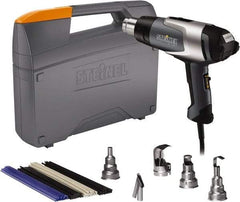 Steinel - 120 to 1,150°F Heat Setting, 4 to 13 CFM Air Flow, Heat Gun Kit - 120 Volts, 13.3 Amps, 1,600 Watts, 6' Cord Length - Top Tool & Supply