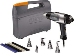 Steinel - 120 to 1,200°F Heat Setting, 4 to 13 CFM Air Flow, Heat Gun Kit - 120 Volts, 13.5 Amps, 1,600 Watts, 6' Cord Length - Top Tool & Supply