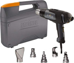 Steinel - 120 to 1,100°F Heat Setting, 4 to 13 CFM Air Flow, Heat Gun Kit - 120 Volts, 13.2 Amps, 1,500 Watts, 6' Cord Length - Top Tool & Supply