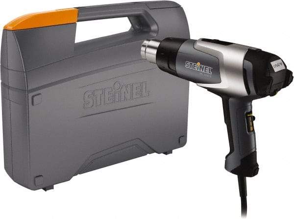 Steinel - 120 to 1,150°F Heat Setting, 4 to 13 CFM Air Flow, Heat Gun - 120 Volts, 13.3 Amps, 1,600 Watts, 6' Cord Length - Top Tool & Supply