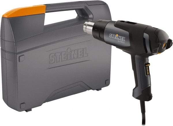 Steinel - 120 to 1,100°F Heat Setting, 4 to 13 CFM Air Flow, Heat Gun - 120 Volts, 13.2 Amps, 1,500 Watts, 6' Cord Length - Top Tool & Supply