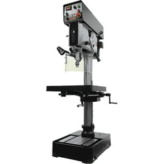 Jet - 10-7/16" Swing, Variable Speed Pulley Drill & Tap Press - Variable Speed, 2 hp, Three Phase - Top Tool & Supply