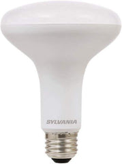 SYLVANIA - 9 Watt LED Flood/Spot Medium Screw Lamp - 2,700°K Color Temp, 650 Lumens, Dimmable, Shatter Resistant, BR30, 11,000 hr Avg Life - Top Tool & Supply