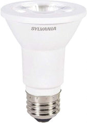 SYLVANIA - 6 Watt LED Flood/Spot Medium Screw Lamp - 3,000°K Color Temp, 425 Lumens, Shatter Resistant, PAR20, 25,000 hr Avg Life - Top Tool & Supply