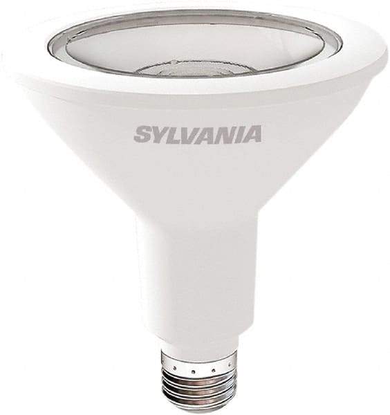 SYLVANIA - 13 Watt LED Flood/Spot Medium Screw Lamp - 3,000°K Color Temp, 1050 Lumens, Shatter Resistant, PAR38, 25,000 hr Avg Life - Top Tool & Supply