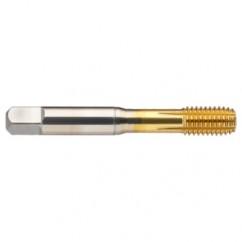 10-32 Dia. - 2BX - 4 FL - Cobalt Semi-Bott Tap FORM-C-TiN - Top Tool & Supply