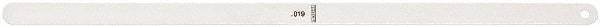 Starrett - Feeler Gages   Thickness (Decimal Inch): 0.0190    Leaf Length (Inch): 12 - Top Tool & Supply